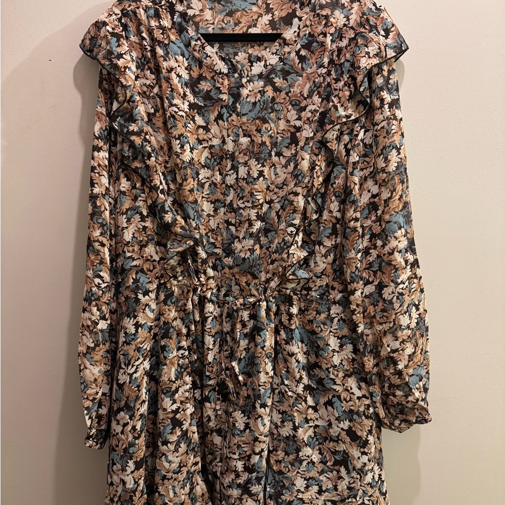 Floral Long Sleeve Dress